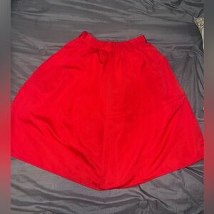 Express Red Skirt